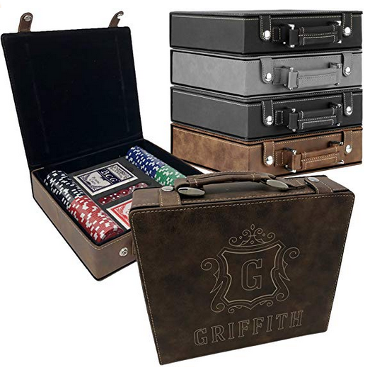 Personalized Poker Set Case