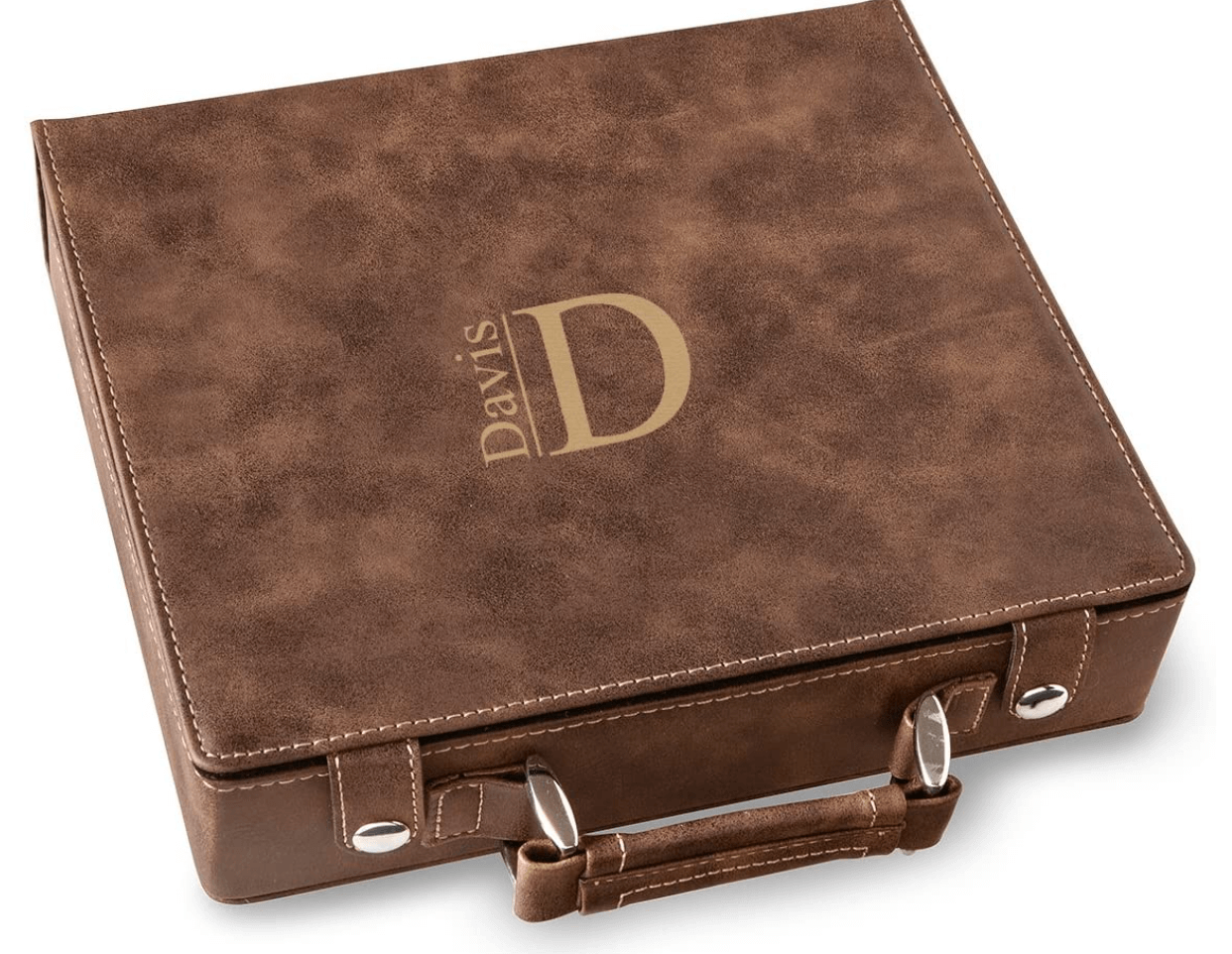 personalized poker set case